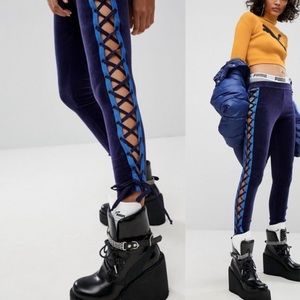 NWT FENTY PUMA by Rihanna Lace-Up Jogger Pants L
